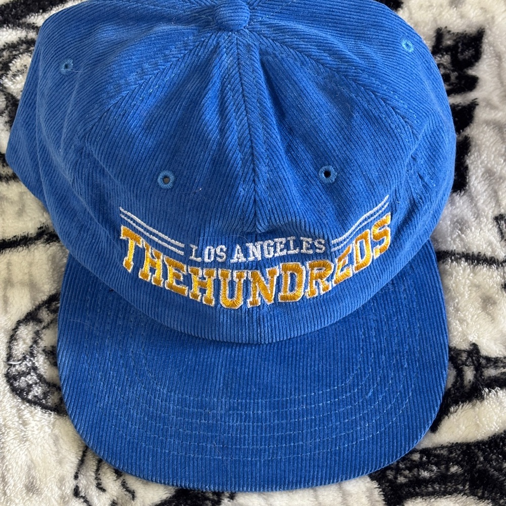 The Hundreds Blue Corduroy Cap